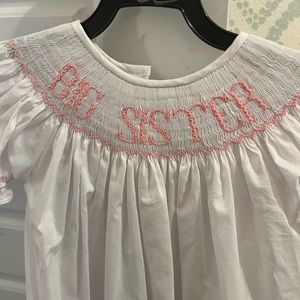 Smocked Big Sister Dress